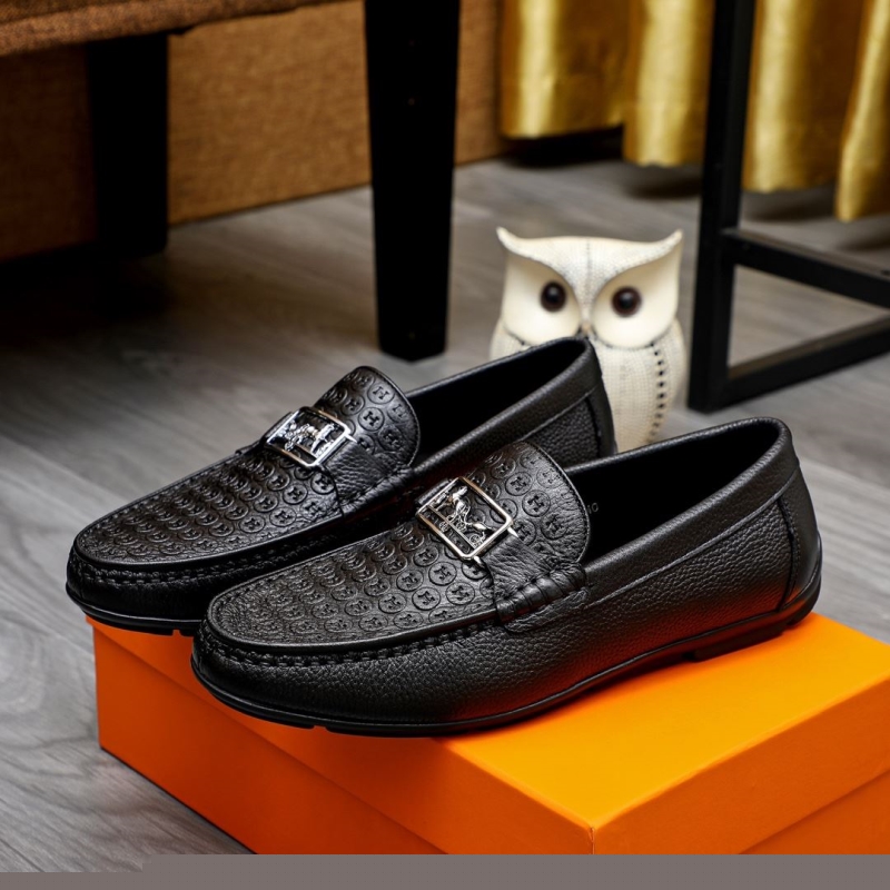 H**mes leather shoes